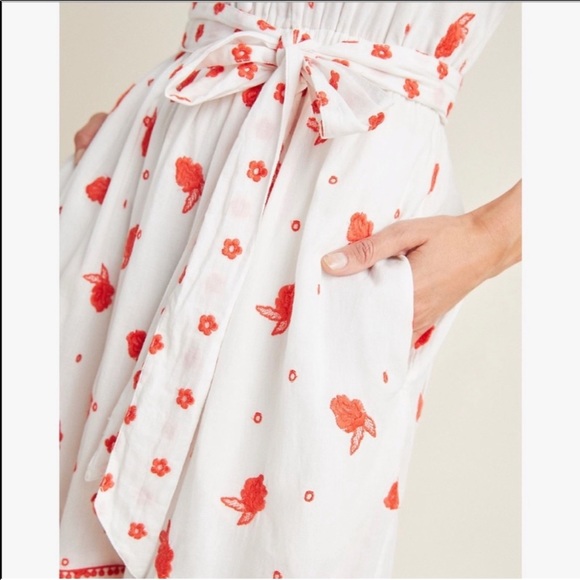 NWT Anthropologie Maeve Embroidered Floral  Esme Dress Size XSP - Picture 8 of 15